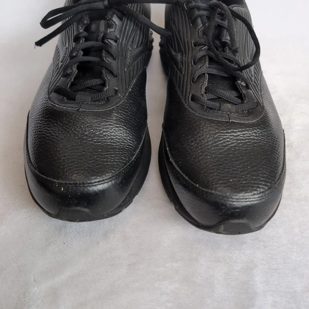 Brooks Addiction Walker 2 Mens 13 Extra Wide 4E Black Leather Walking Shoes